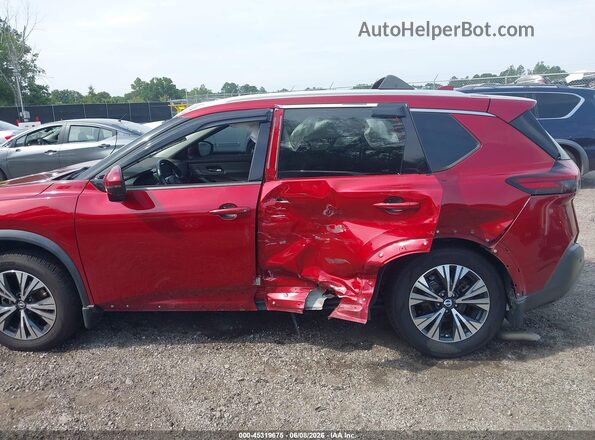 5N1AT3BA5MC807326 2021 NISSAN ROGUE Red Вид спереду