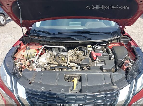 5N1AT3BA5MC807326 2021 NISSAN ROGUE Red Вид ззаду