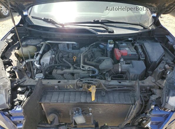 5N1AT3BA6MC718042 2021 NISSAN ROGUE Blue Rear interior view