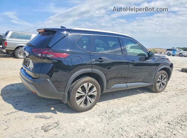 5N1AT3BA6MC776605 2021 NISSAN ROGUE Black Задня права чверть