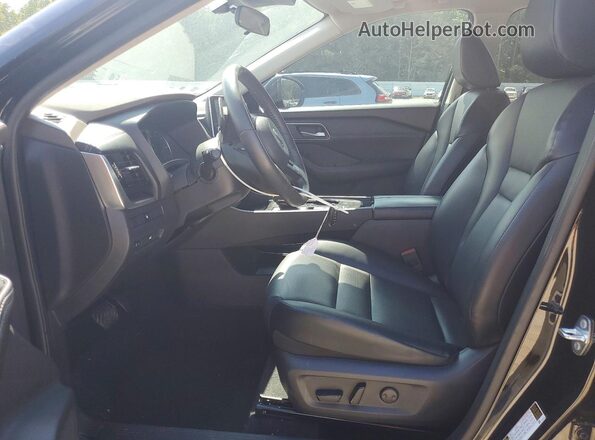 5N1AT3BA6MC776605 2021 NISSAN ROGUE Black Вид салону спереду