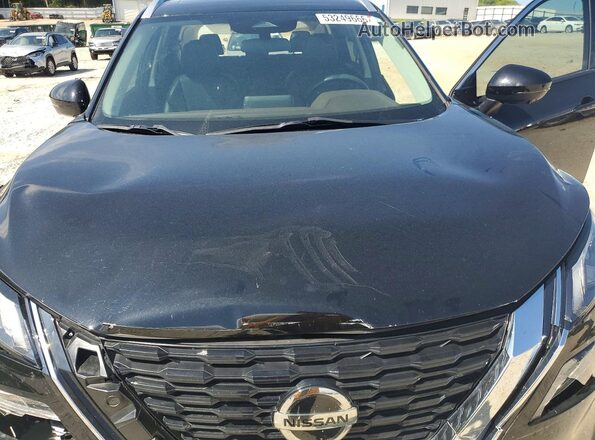 5N1AT3BA6MC776605 2021 NISSAN ROGUE Black Вид задньої частини салону