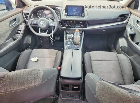 5N1AT3BA7MC681020 2021 NISSAN ROGUE Black წინა პანელის ხედი