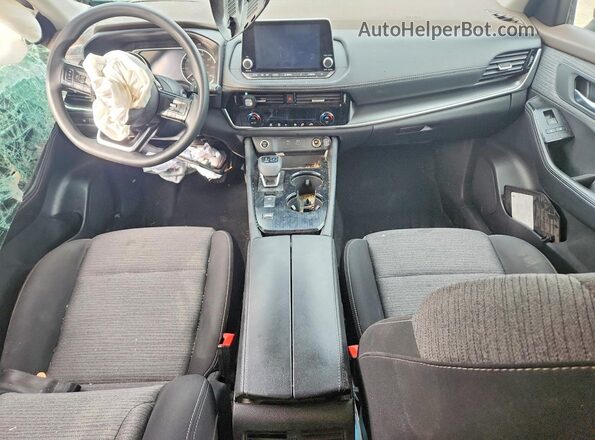 5N1AT3BA7MC732841 2021 NISSAN ROGUE Maroon Առջևի վահանակի տեսք