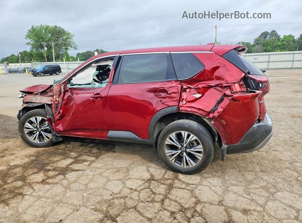 5N1AT3BA7MC732841 2021 NISSAN ROGUE Maroon Հետևի ձախ