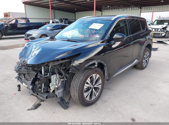 5N1AT3BA7MC821339 2021 NISSAN ROGUE Black Front left