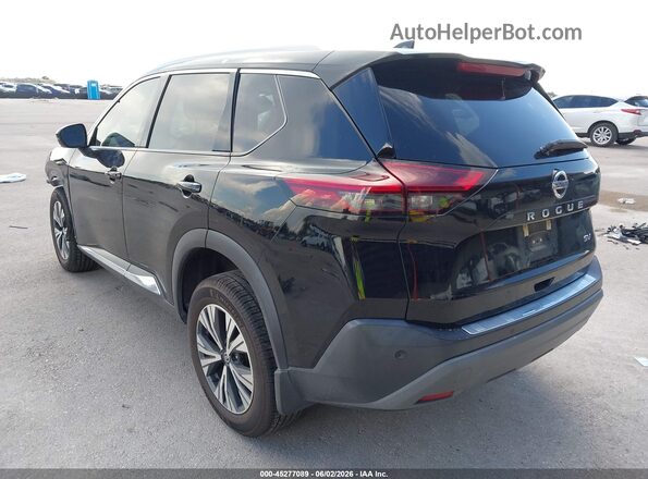 5N1AT3BA7MC821339 2021 NISSAN ROGUE Black Rear left