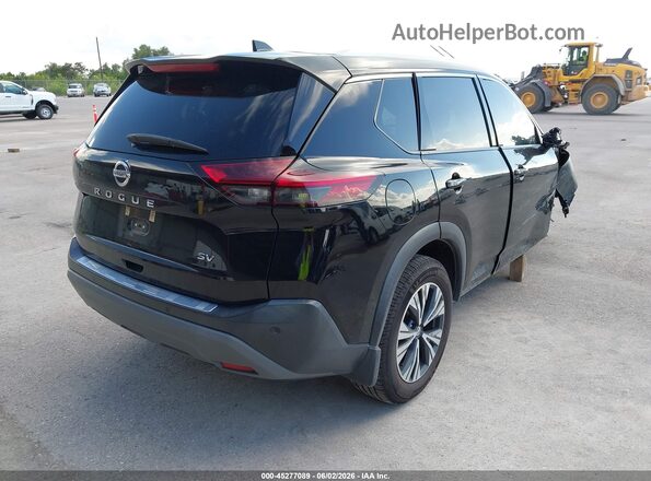 5N1AT3BA7MC821339 2021 NISSAN ROGUE Black Rear right