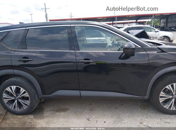 5N1AT3BA8MC719211 2021 NISSAN ROGUE Black სალონის 360-გრადუსიანი ხედი