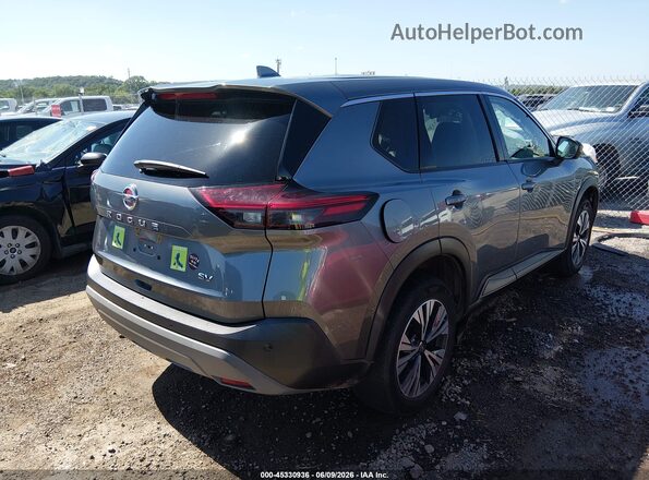 5N1AT3BA8MC734033 2021 NISSAN ROGUE Gray უკანა მარჯვენა