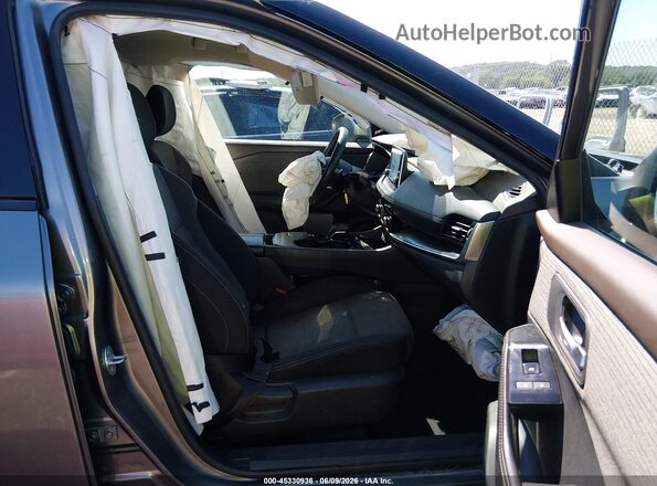 5N1AT3BA8MC734033 2021 NISSAN ROGUE Gray წინა სალონის ხედი