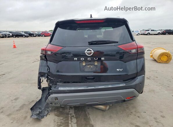 5N1AT3BA8MC741158 2021 NISSAN ROGUE Черный Вид сзади
