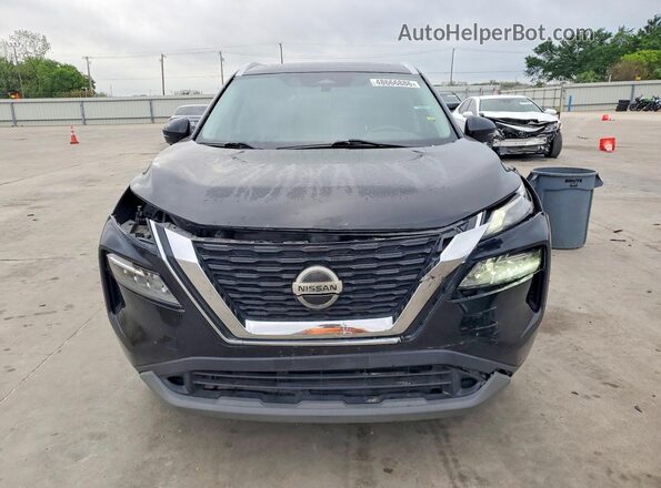 5N1AT3BA8MC741158 2021 NISSAN ROGUE Черный Вид спереди