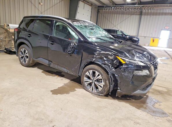 5N1AT3BA8MC791574 2021 NISSAN ROGUE Black Przód prawy