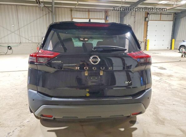 5N1AT3BA8MC791574 2021 NISSAN ROGUE Black Widok z tyłu