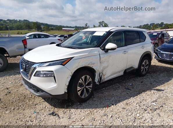 5N1AT3BA8MC820782 2021 NISSAN ROGUE White Передня ліва чверть