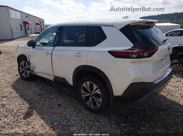 5N1AT3BA8MC820782 2021 NISSAN ROGUE White Задня ліва чверть