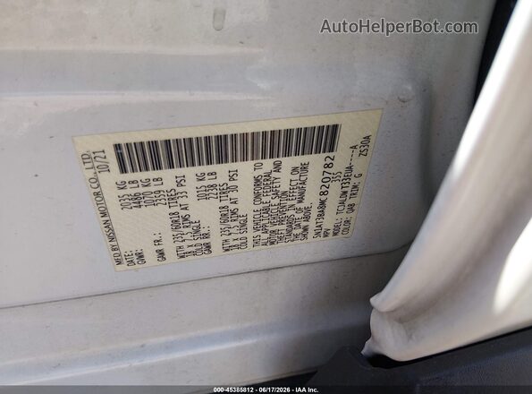 5N1AT3BA8MC820782 2021 NISSAN ROGUE White Вид підкапотного простору