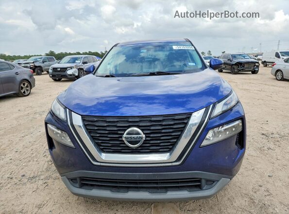 5N1AT3BA9MC718083 2021 NISSAN ROGUE Blue წინა ხედი