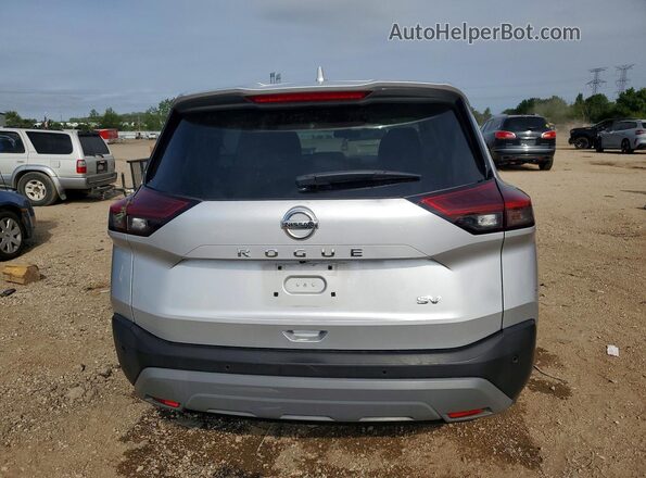 5N1AT3BAXMC704242 2021 NISSAN ROGUE Silver Rear view