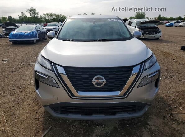 5N1AT3BAXMC704242 2021 NISSAN ROGUE Silver Front view