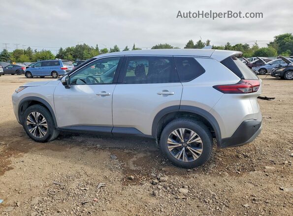5N1AT3BAXMC704242 2021 NISSAN ROGUE Silver Rear left