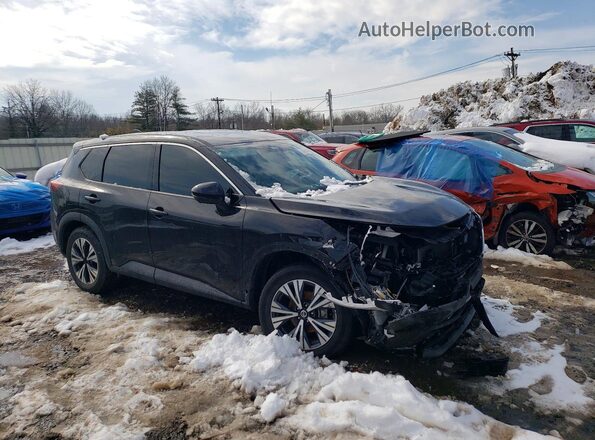 5N1AT3BAXMC709859 2021 NISSAN ROGUE Black Առջևի աջ