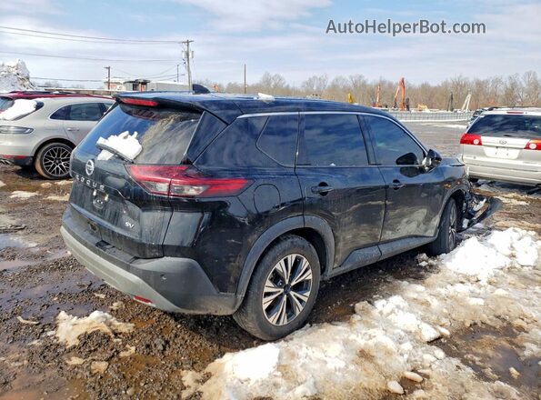5N1AT3BAXMC709859 2021 NISSAN ROGUE Black Հետևի աջ