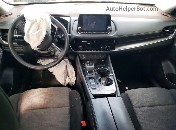 5N1AT3BAXMC709859 2021 NISSAN ROGUE Black Առջևի վահանակի տեսք