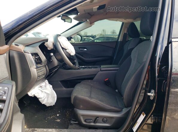 5N1AT3BAXMC709859 2021 NISSAN ROGUE Black Սալոնի դիմացի տեսք