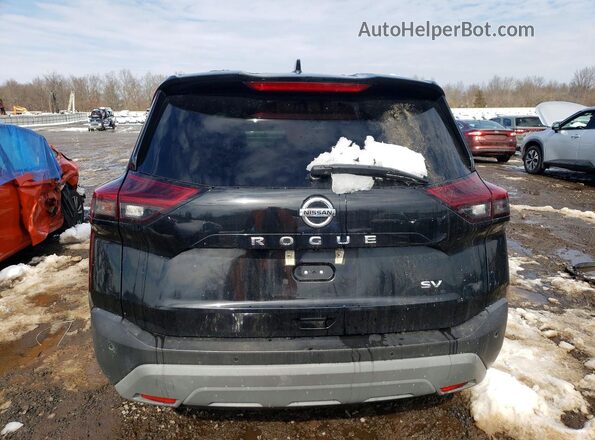 5N1AT3BAXMC709859 2021 NISSAN ROGUE Black Հետևի տեսք