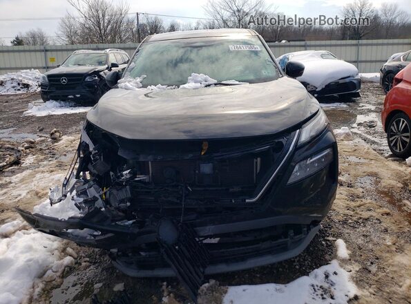 5N1AT3BAXMC709859 2021 NISSAN ROGUE Black Դիմացի տեսք