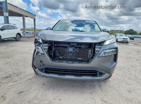 5N1AT3BAXMC750783 2021 NISSAN ROGUE Gray 