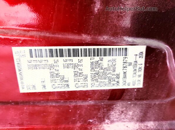 5N1AT3BAXMC787879 2021 NISSAN ROGUE Burgundy Engine compartment view