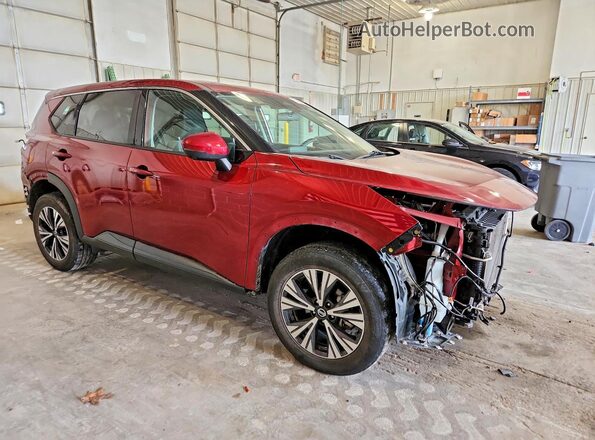 5N1AT3BAXMC787879 2021 NISSAN ROGUE Burgundy Front right