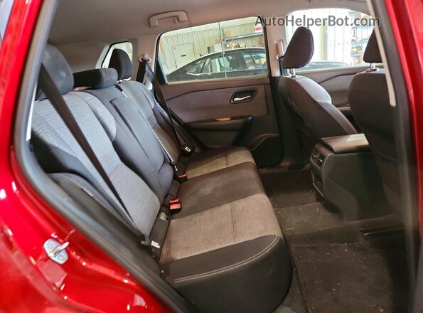 5N1AT3BAXMC787879 2021 NISSAN ROGUE Burgundy Rear seats view