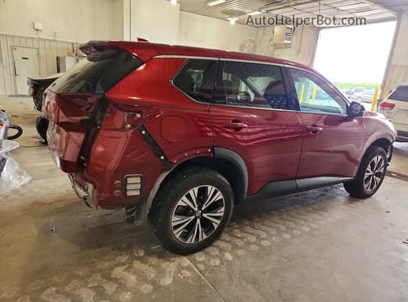 5N1AT3BAXMC787879 2021 NISSAN ROGUE Burgundy Rear right