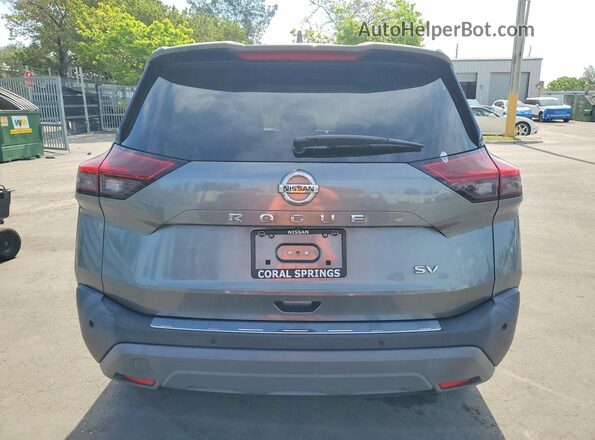 5N1AT3BAXMC796923 2021 NISSAN ROGUE Gray 