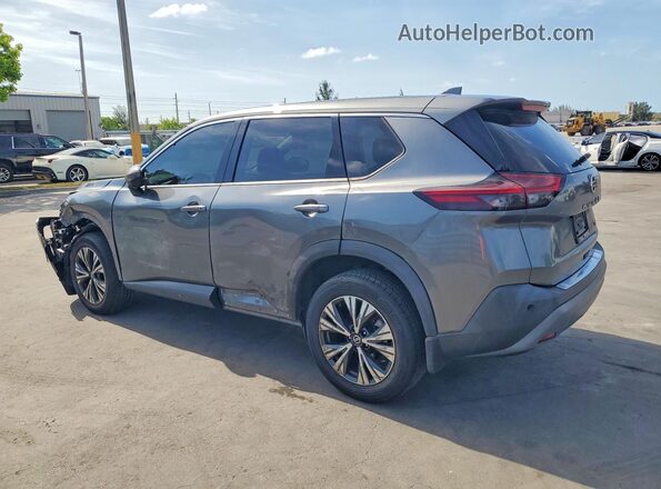 5N1AT3BAXMC796923 2021 NISSAN ROGUE Gray 