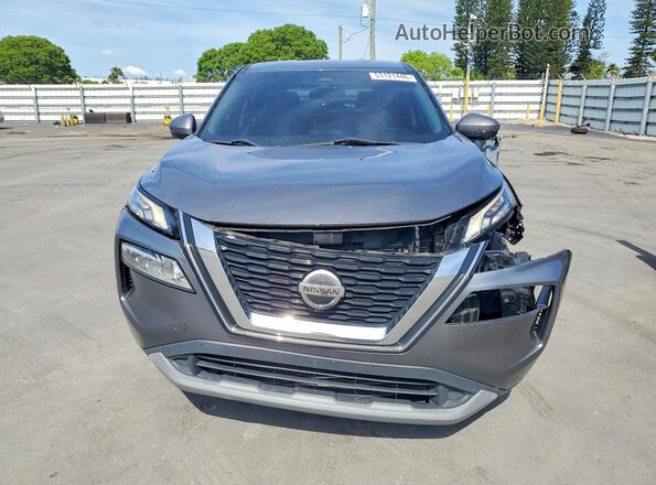 5N1AT3BAXMC796923 2021 NISSAN ROGUE Gray 