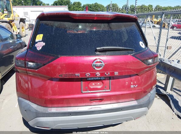 5N1AT3BAXMC820685 2021 NISSAN ROGUE Бордовый 