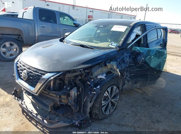 5N1AT3BB0MC782148 2021 NISSAN ROGUE Black Vista tres cuartos delantera izquierda