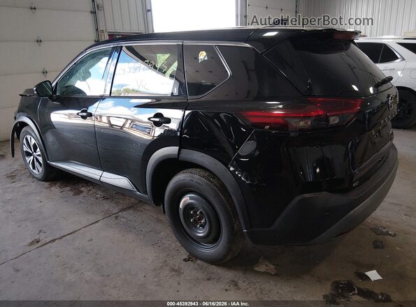 5N1AT3BB1MC746484 2021 NISSAN ROGUE Черный Задняя левая четверть