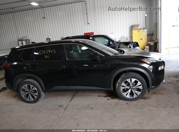 5N1AT3BB1MC746484 2021 NISSAN ROGUE Черный Вид щитка приборов