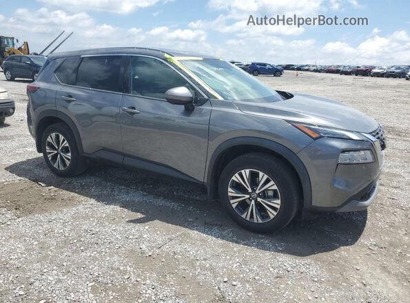 5N1AT3BB1MC775824 2021 NISSAN ROGUE Gray Առջևի աջ