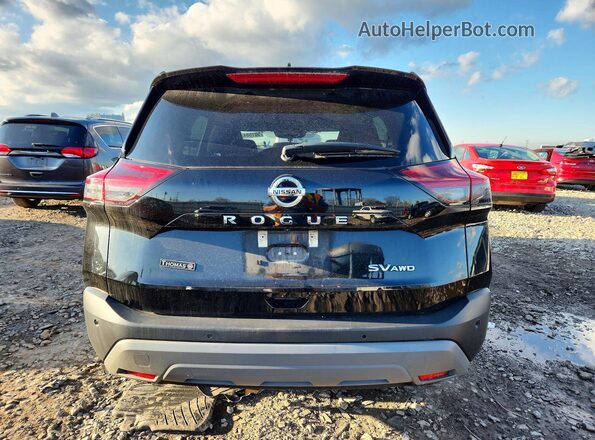 5N1AT3BB2MC841880 2021 NISSAN ROGUE Black Rear view