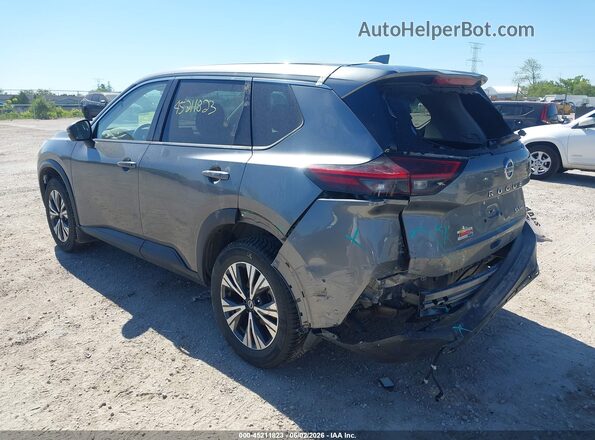 5N1AT3BB3MC693979 2021 NISSAN ROGUE Gray Trasero izquierdo