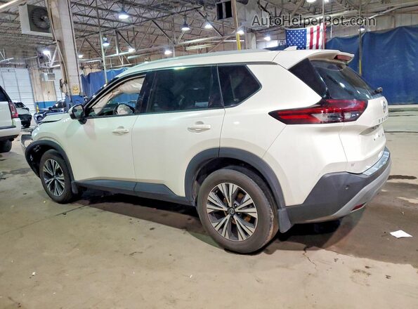 5N1AT3BB3MC731176 2021 NISSAN ROGUE Белый Задняя левая четверть