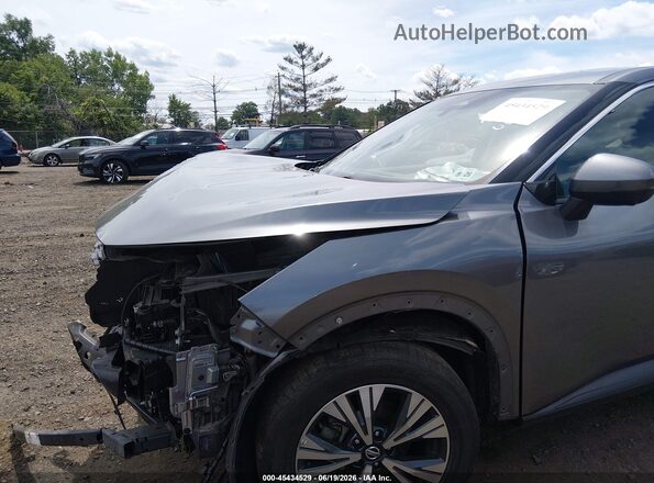 5N1AT3BB3MC766395 2021 NISSAN ROGUE Gray Front view