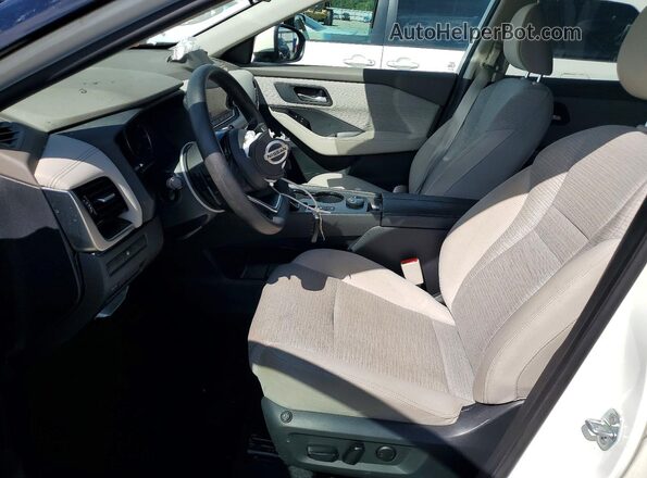 5N1AT3BB3MC845601 2021 NISSAN ROGUE White წინა სალონის ხედი